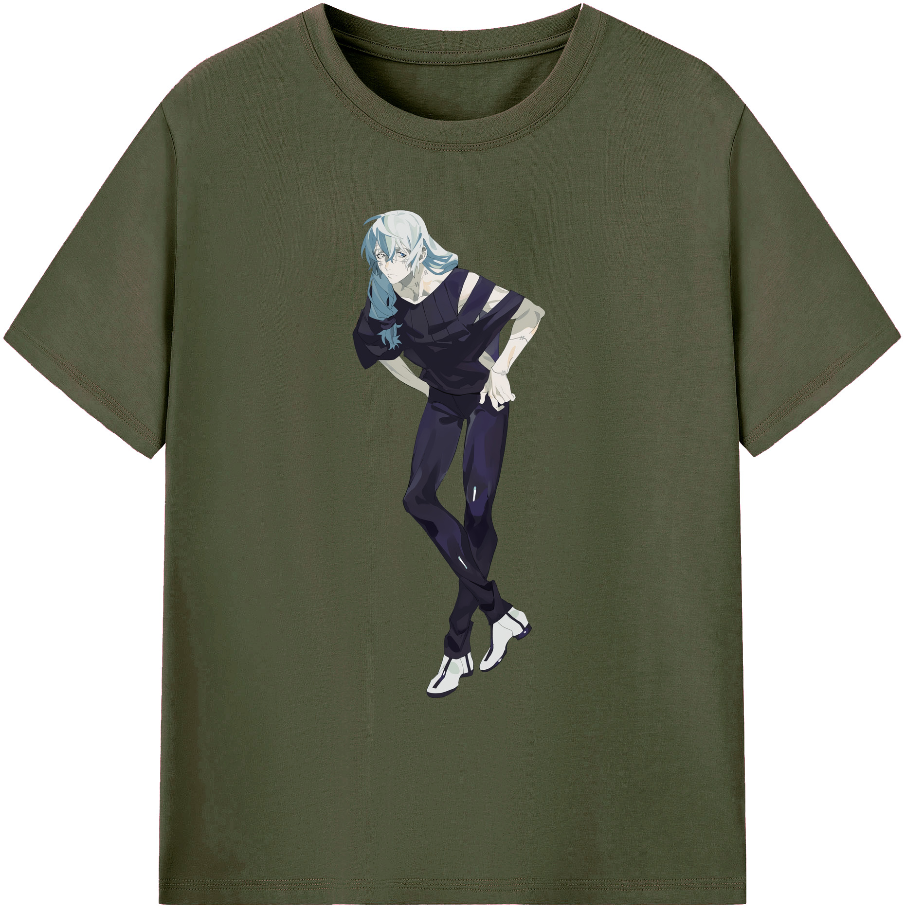 （画像用） 呪術廻戦 Jujutsu Kaisen 綿100％ メンズ半袖Tシャツ｜肌触りやわらか＆通気性